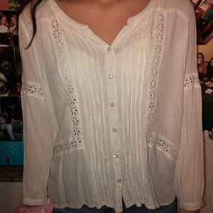 long sleeve detailed shirt
